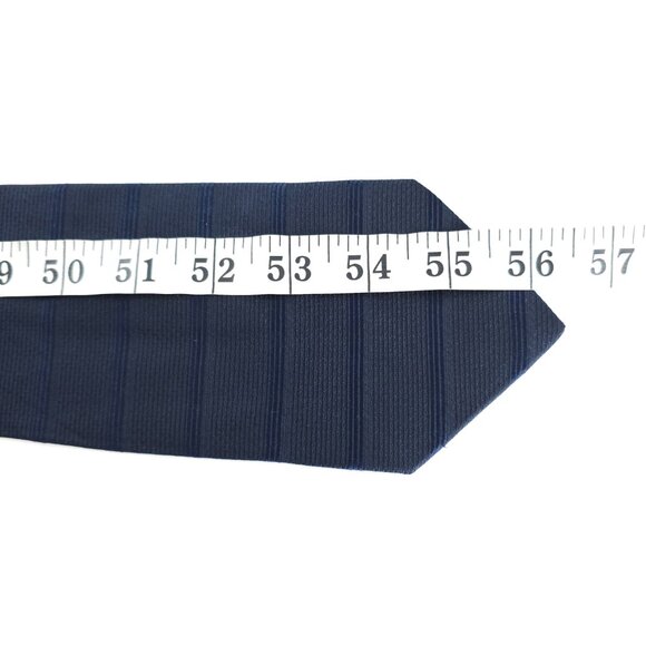 Today's Man Men Necktie 100% Silk Striped Color Blue Size 56x3.5 - NWOT - Picture 6 of 6